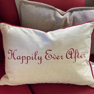 New Happily Ever After Accent Pillow cover